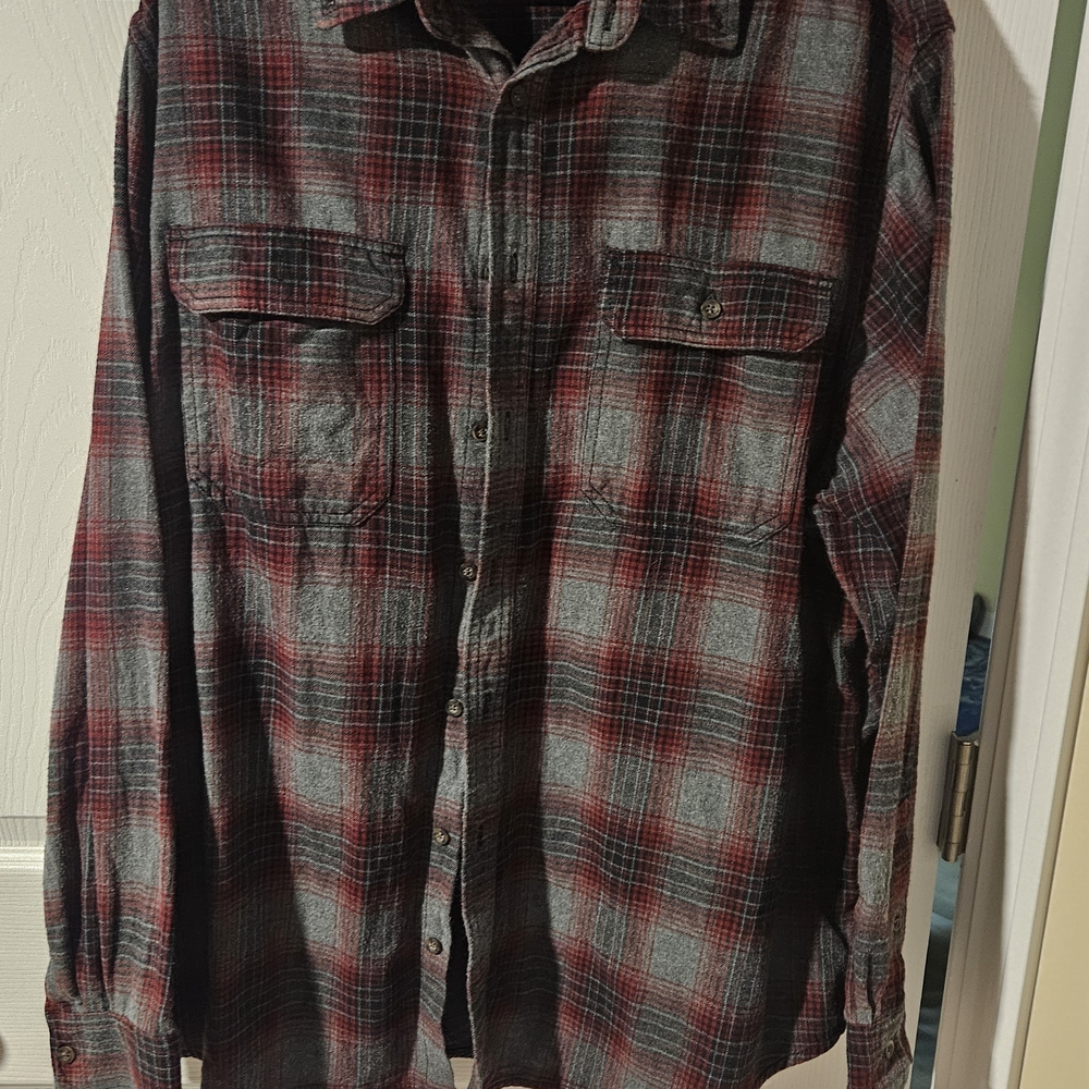 George Red and Black Checkered Shirt 2XL